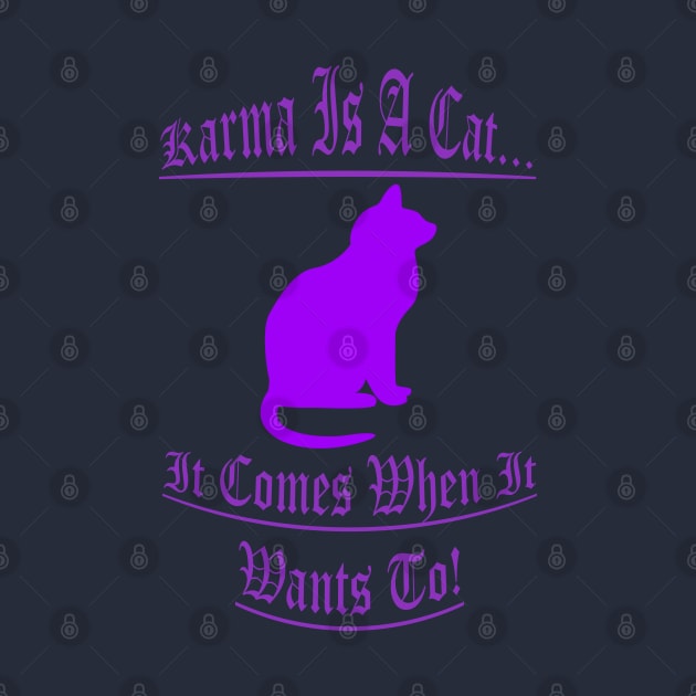 Karma Is A Cat 2 by Maries Papier Bleu