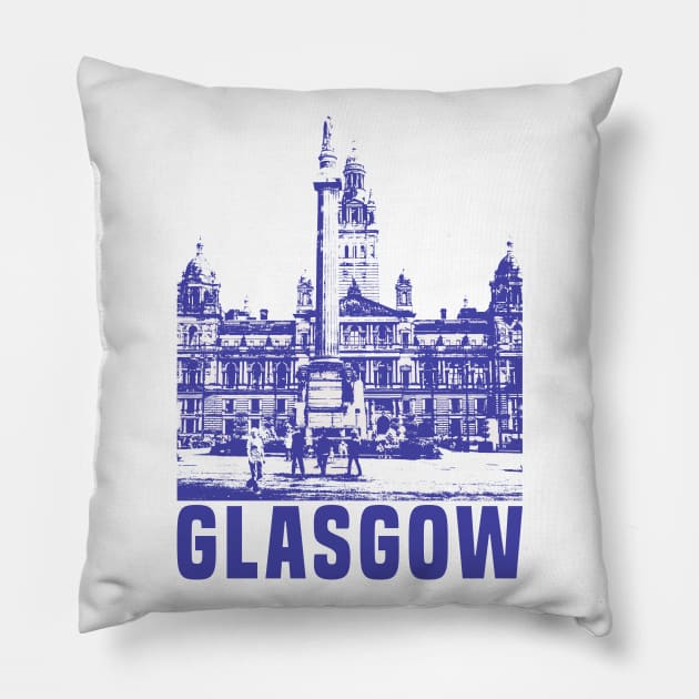 Glasgow Pillow by Den Vector