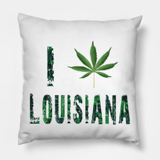 lousiana weed Pillow