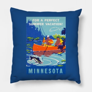 1940 Vacation in Minnesota Pillow