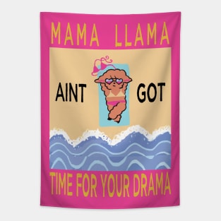 no drama llama vacation Tapestry