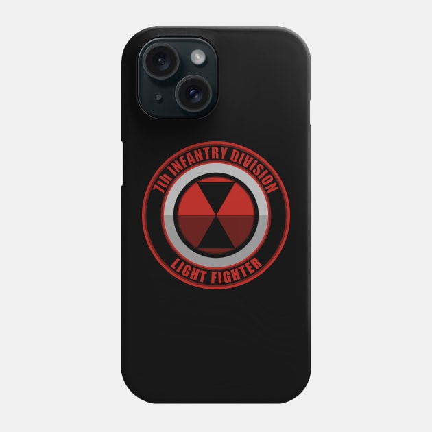 7th Infantry Division Phone Case by TCP