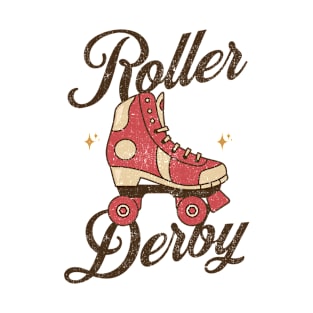 Vintage Retro Roller Derby T-Shirt