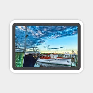 Falmouth Harbor Cape Cod Magnet