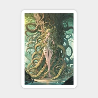 The Princess of the sea, in a forest Magnet