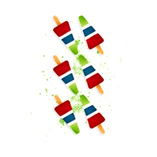 Tri Color Popsicles T-Shirt