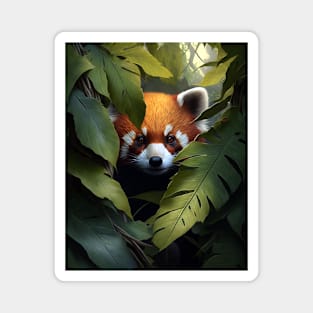 Hide Red Panda Magnet