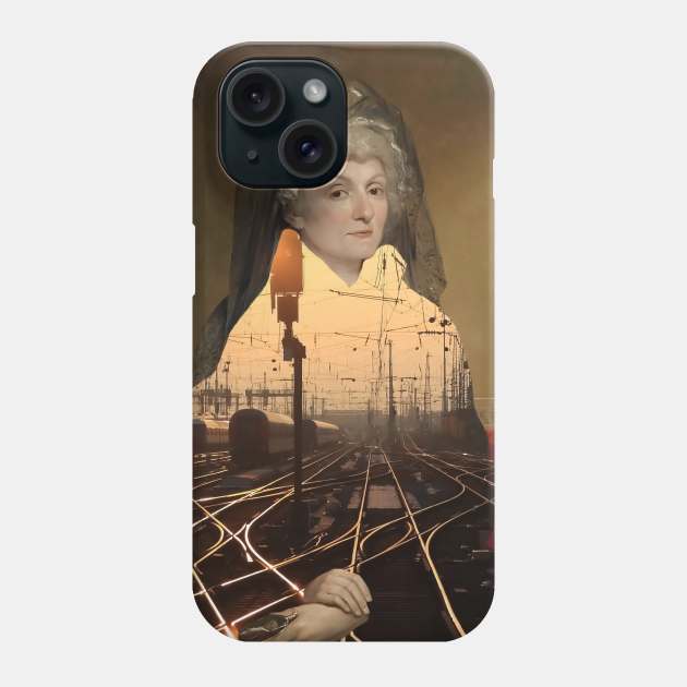 Runaway Portrait - Surreal/Collage Art Phone Case by DIGOUTTHESKY