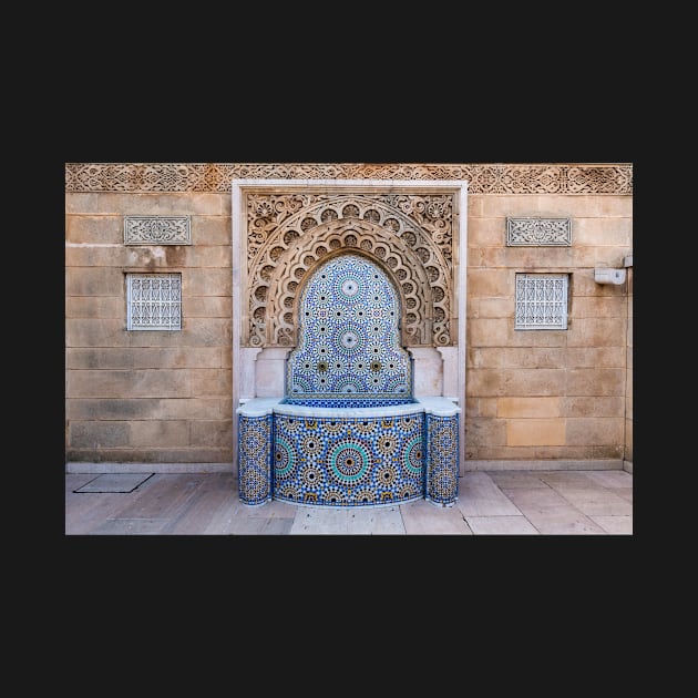 Beautiful Moroccan Fountain in Rabat, Morocco by mitzobs