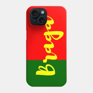 Braga City in Portuguese Flag Colors Phone Case