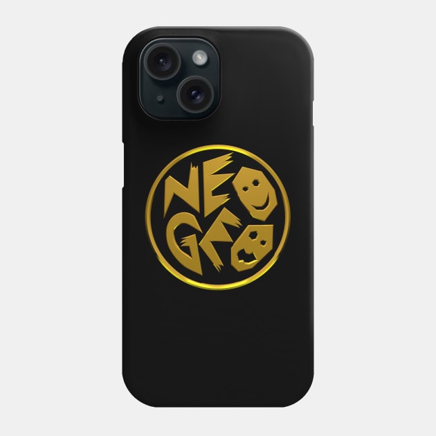 Neo Geo Gold Phone Case by CCDesign