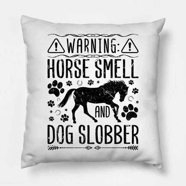 Horse Rider Equestrian Pillow by Humbas Fun Shirts