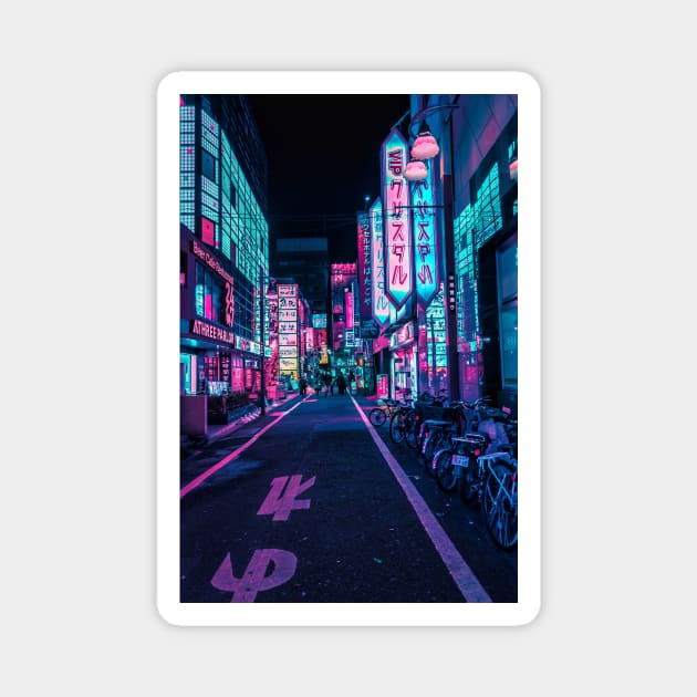 Tokyo - A Neon Wonderland Magnet by HimanshiShah