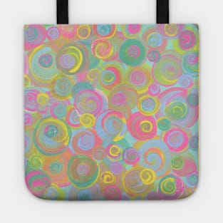 Rainbow Summer Swirls Tote