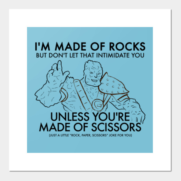 Korg Is Made Of Rocks Thor Ragnarok Marvel Poster Und Kunst Teepublic De