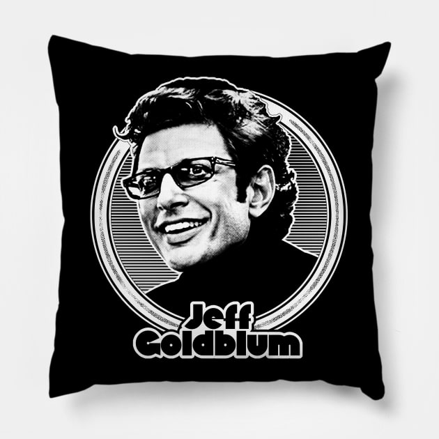 Jeff Goldblum // Retro Styled Fan Design Pillow by DankFutura