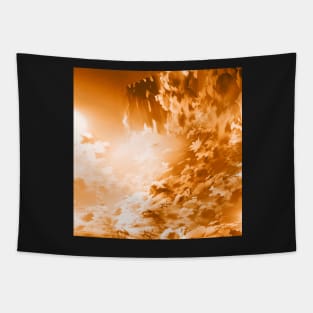 Orange Super Sky Tapestry