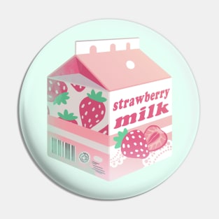 Strawberry milk Pin