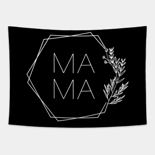 Floral Hexagon Mama - Mothers Day Tapestry