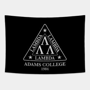 Lambda Lambda Lambda - Adams College 1984 - vintage logo Tapestry