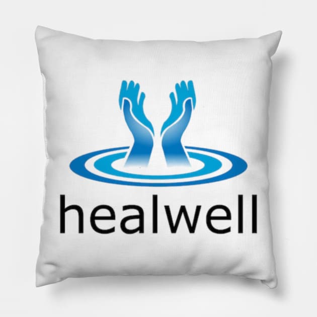Standard Healwell Logo Pillow by Healwell
