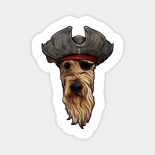 Airedale Terrier Pirate Magnet