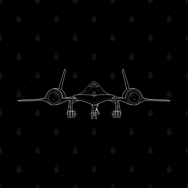 SR71 Blackbird by Sirenarts