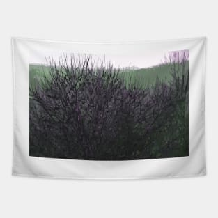 Barren Branches In Green Tapestry