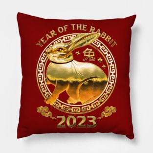 Chinese Zodiac Rabbit 2023 Pillow