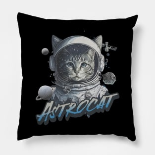 Cute Kitty AstroCat Pillow