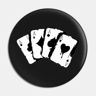 Poker Aces Pin