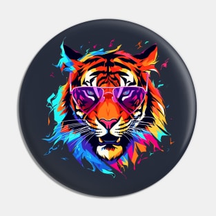 cool tiger Pin