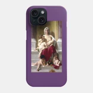 Charity - William Adolphe Bouguereau Phone Case