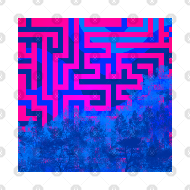 Discover vaporwave maze - Vaporwave - T-Shirt