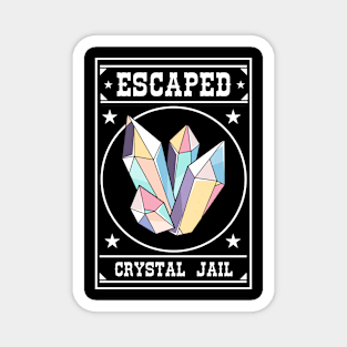 Escaped Crystal Jail Magnet