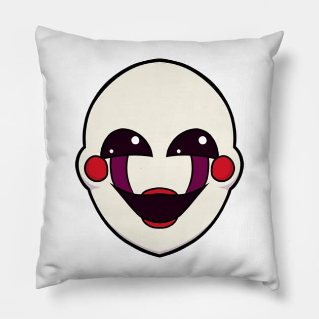 The Puppet - FNaF Pillow by WhiteRabbitWeirdo