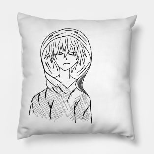 Hoodie boy Pillow