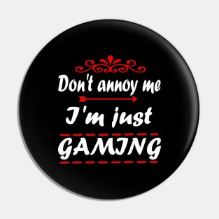 Gaming gambling e-sports girls video games saying Pin