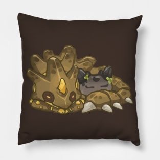 Sleeping Geo Lizard [Genshin Impact] Pillow