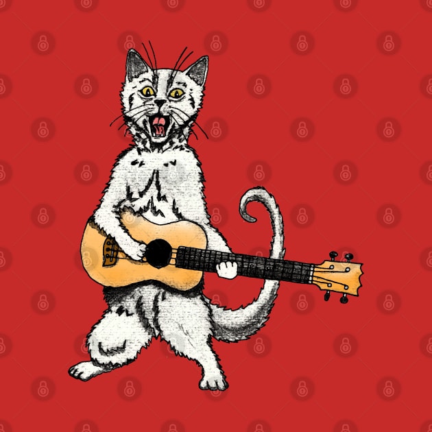 Cat ukulele by ZoNe71