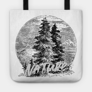 Nature Pine trees Hiking Tote