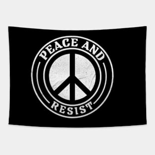 Peace and Resist american Tapestry