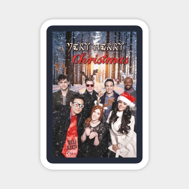 shadowhunters christmas Magnet by nathsmagic