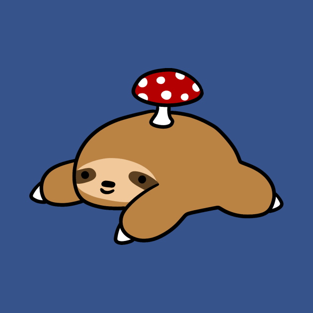 Sloth and Mushroom by saradaboru