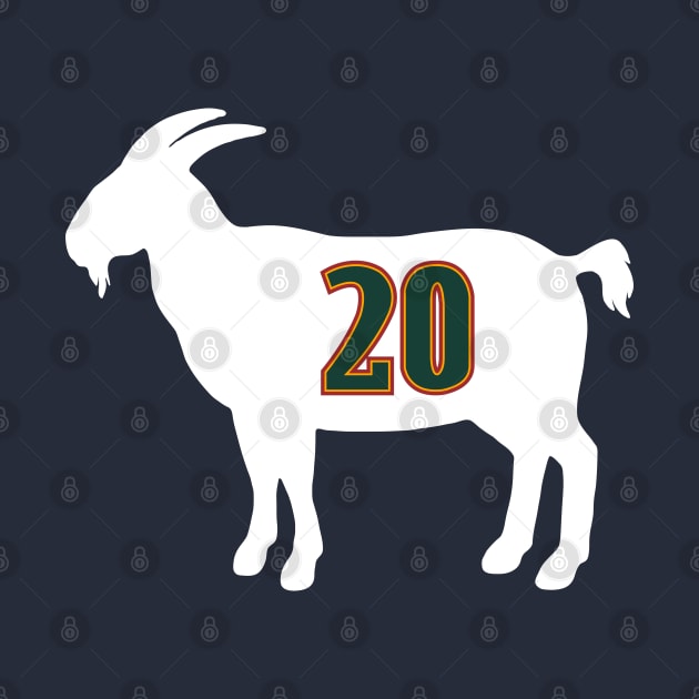 Gary Payton Seattle Goat Qiangy by qiangdade