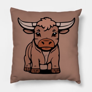 Cute Bull Pillow