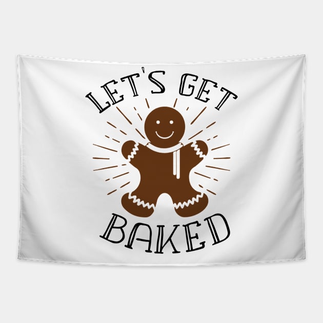 Christmas bakers stuffs Tapestry by designdaking