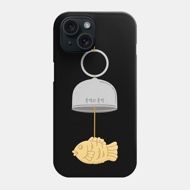 RM of BTS (Kim Namjoon) Merch - Fish Bread Wind Chime Phone Case by e s p y