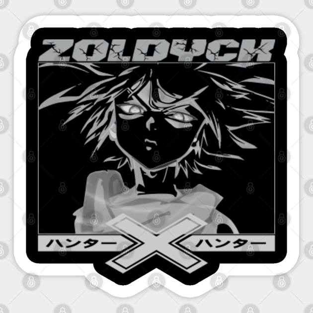 Killua Zoldyck Hunter X Hunter Manga Art Hunter X Hunter Anime Sticker Teepublic Killua Zoldyck Hunter X Hunter Manga Art Hunter X Hunter Anime Sticker Teepublic