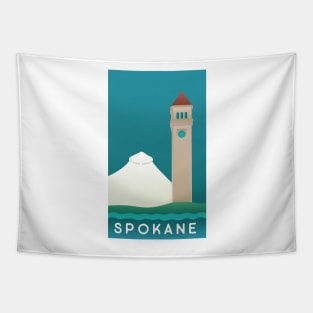 Spokane Poster Tapestry